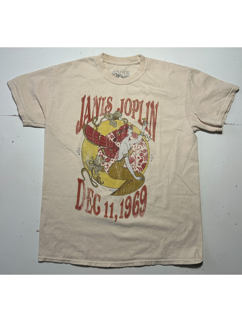 Janice Joplin Vintage Reproduction T-shirt Size Small